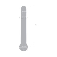 Glas 7 in. Straight Glass Dildo - Elegant & Durable