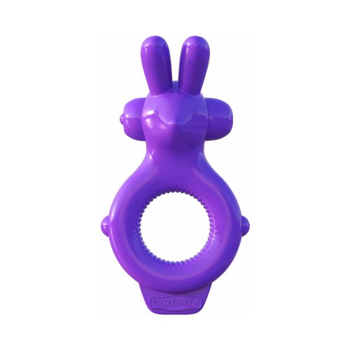 Vibrating Rabbit C-Ring with Stimulating Ears