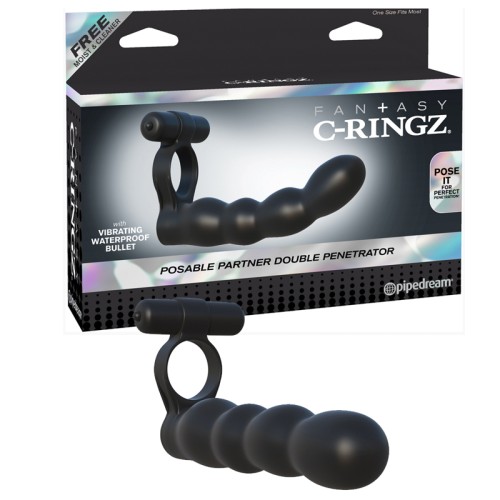 Pipedream C-Ringz Double Penetrator Cockring