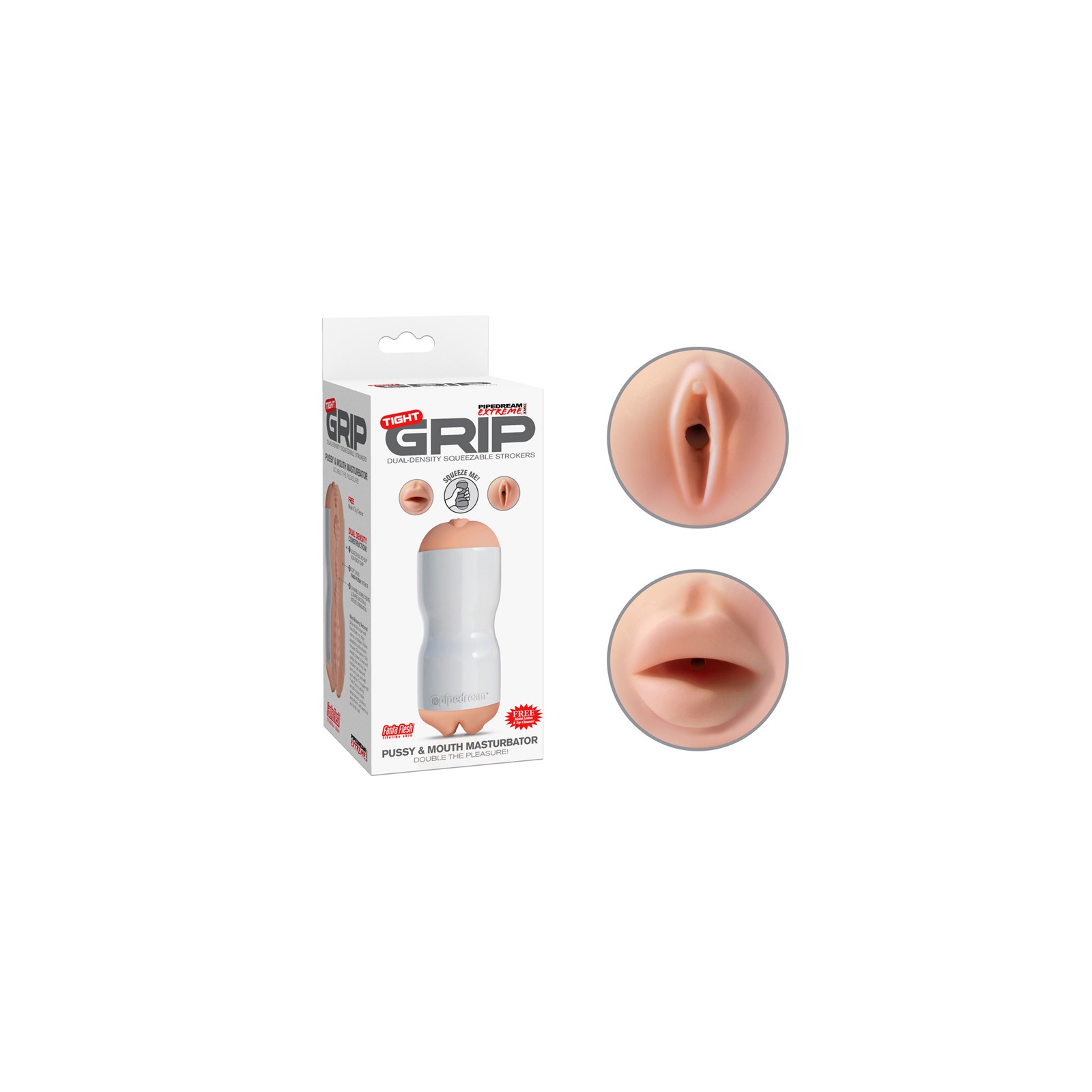 Masturbador Realista PDX Tight Grip para Placer Supremo