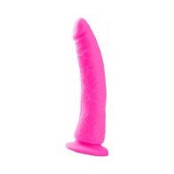 Pipedream Neon Slim 7 Realistic Dildo With Suction Cup Pink