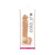 Colours Pleasures Realistic Dildo 5 in. Beige