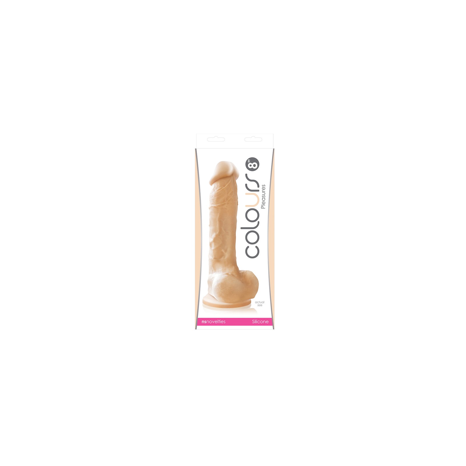 Colours Pleasures 8 Inch Dildo Beige