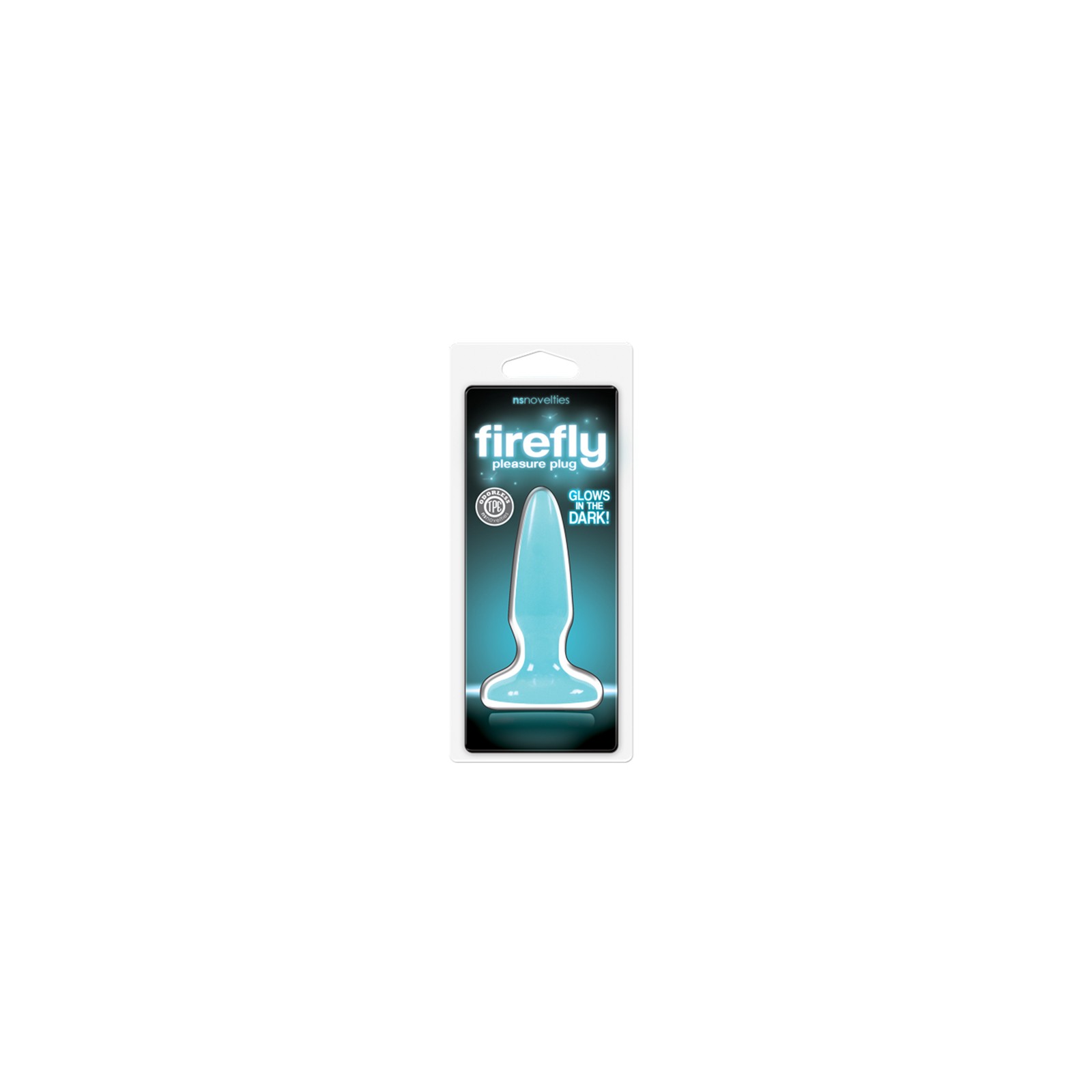 Firefly Pleasure Plug Mini Blue - Glow-in-the-Dark Fun