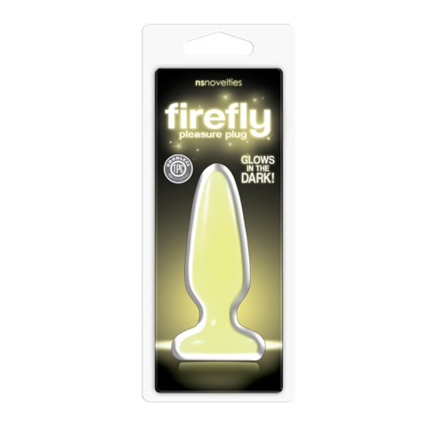 Firefly Glow-in-the-Dark Small Yellow Pleasure Plug