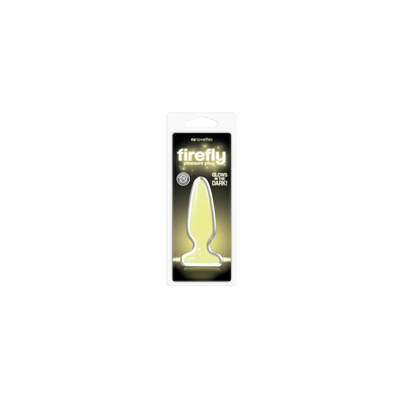 Firefly Glow-in-the-Dark Small Yellow Pleasure Plug