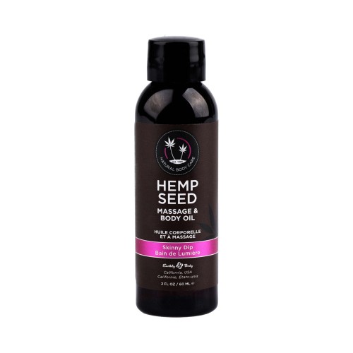 Earthly Body Hemp Seed Massage Oil Gift Set - Luxury Experience