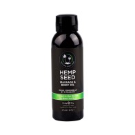 Earthly Body Hemp Seed Massage Oil Gift Set - Luxury Experience