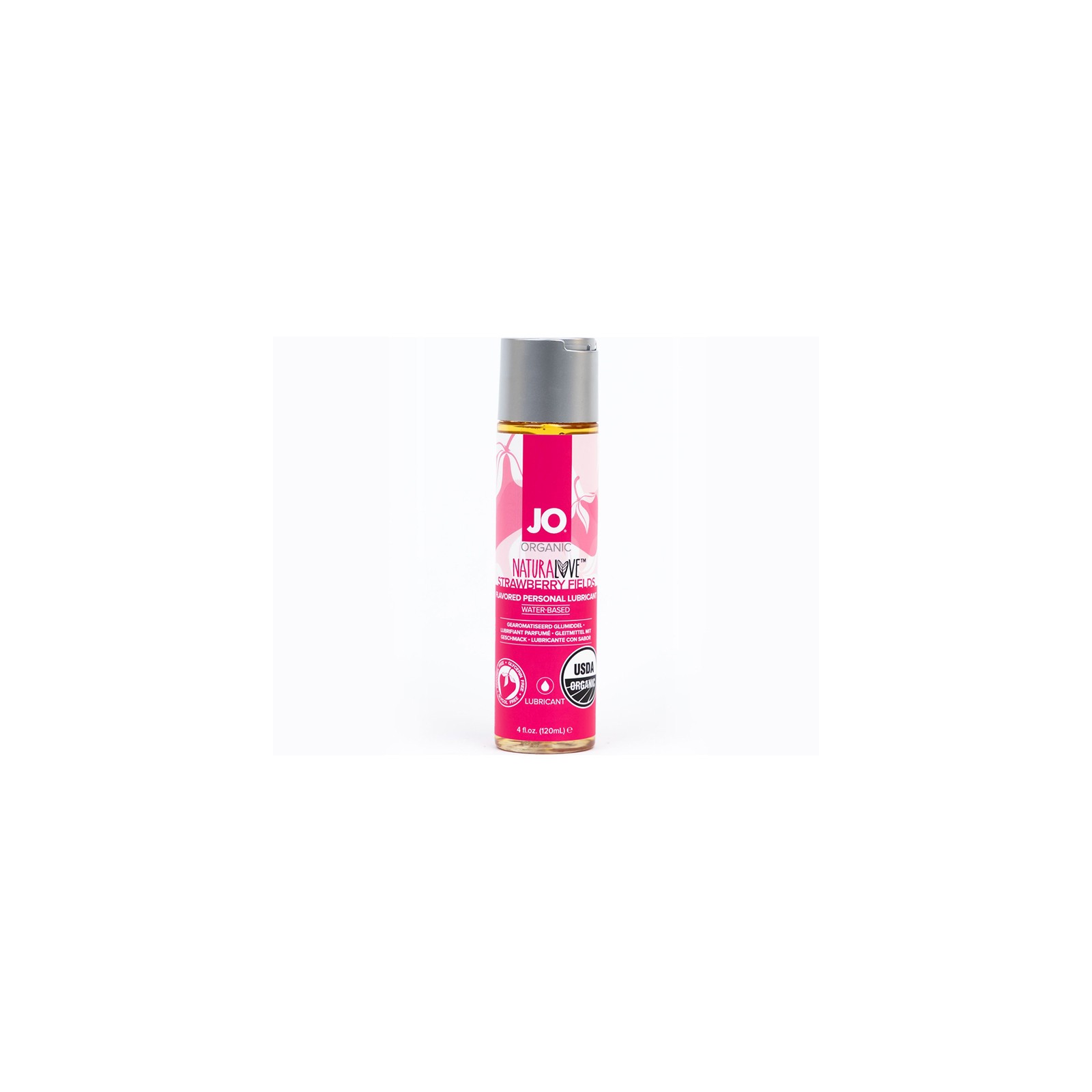 Lubricante Orgánico de Fresa JO NaturaLove 4 oz.