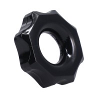 Anillo C Negro Rock Solid Gear