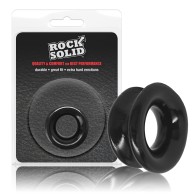 Anillo para el Pene Convexo Negro Rock Solid para Placer