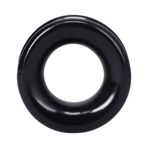 Anillo para el Pene Convexo Negro Rock Solid para Placer