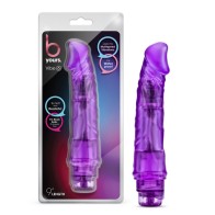 B Yours Vibe 6 Realistic Vibrating Dildo Purple