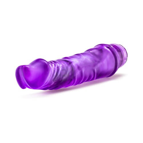 B Yours Vibe 6 Dildo Vibrador Realista Púrpura