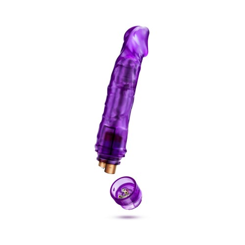 B Yours Vibe 6 Realistic Vibrating Dildo Purple