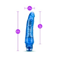 B Yours Vibe 7 Dildo Vibrador Realista de 8.75 in. Azul