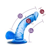 B Yours Sweet 'n Hard 8 Dildo Realista Azul - Placer Punto G