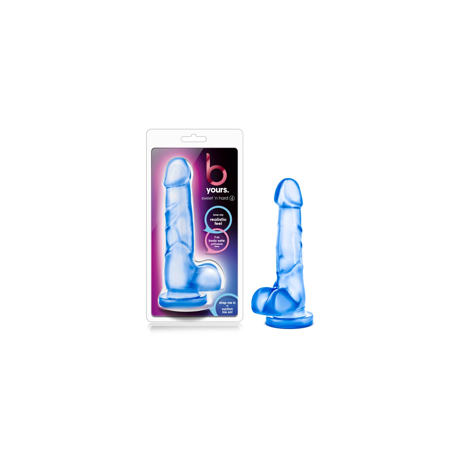 B Yours Sweet 'n Hard Dildo Realista Azul