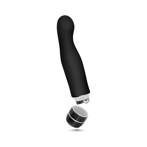 Luxe Gio Silicone G-Spot Vibrator Black