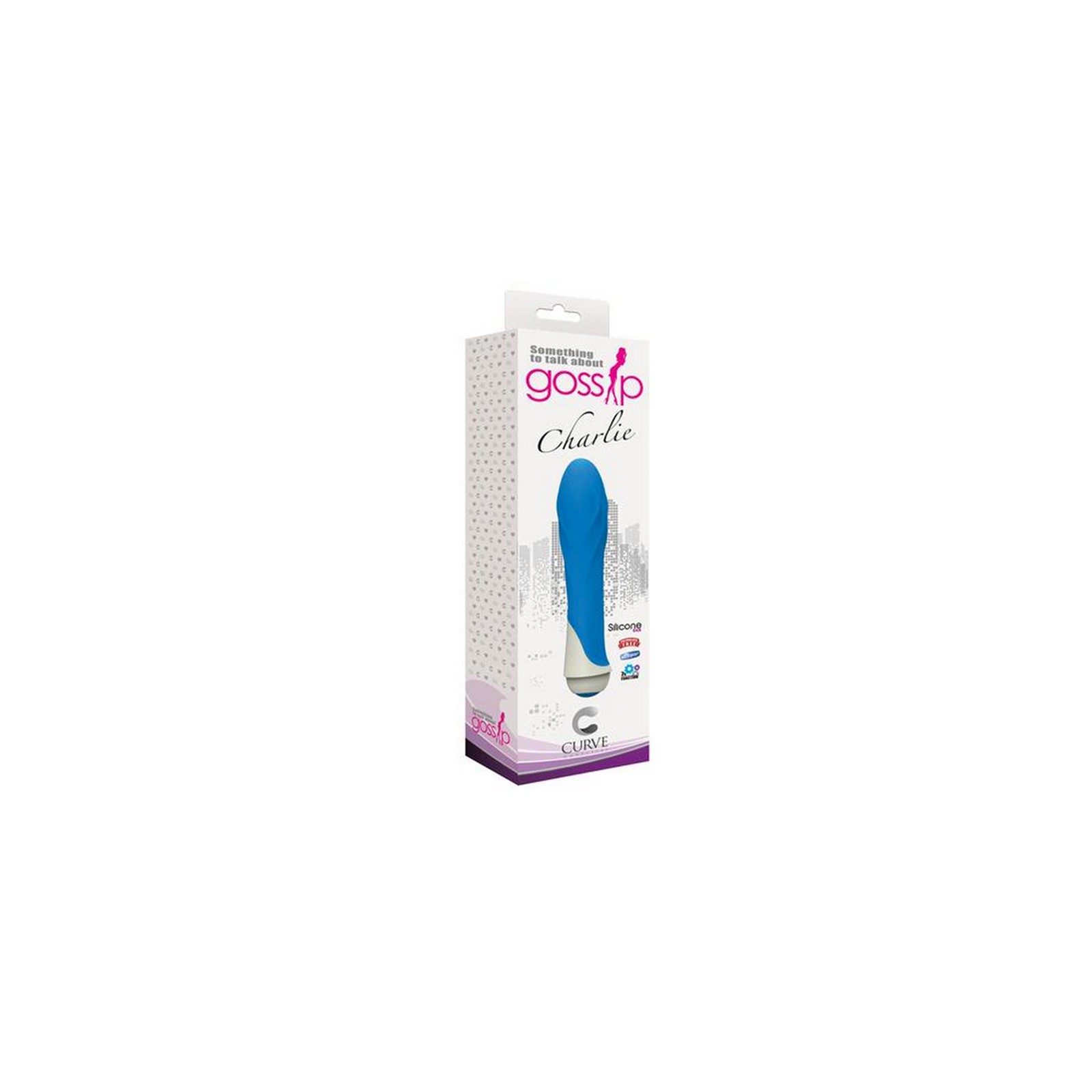 Curve Toys Gossip Charlie Waterproof Vibrator for Ultimate Pleasure