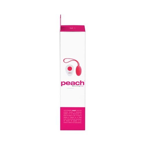 VeDO Peach Rechargeable Egg Vibrator Foxy Pink