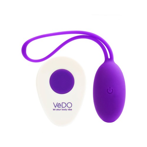 Huevo Vibrador Recargable VeDO Peach