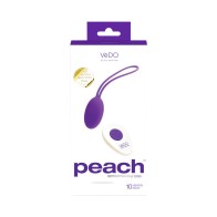 VeDO Peach Rechargeable Egg Vibe