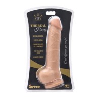 Dildo Real Ignite Harry con Testículos y Ventosa 8in Vainilla