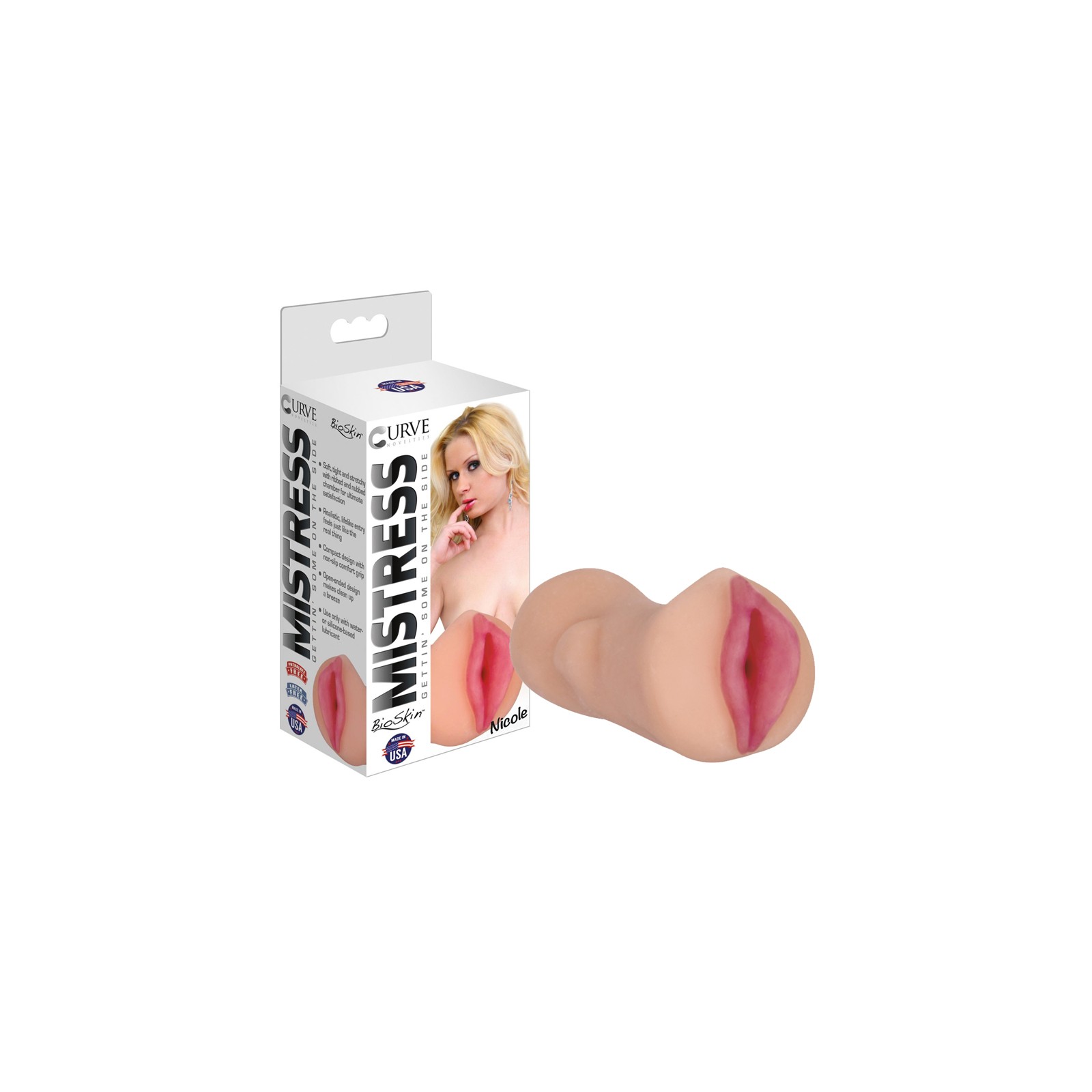 Curve Toys Mistress Nicole Vaginal Stroker Beige