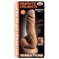 Dildo Realista Amante Caliente de Skinsations de 7.5 Pulgadas con Base de Succión