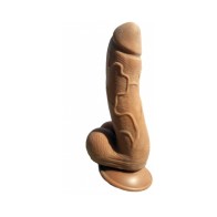 Dildo Realista Amante Caliente de Skinsations de 7.5 Pulgadas con Base de Succión