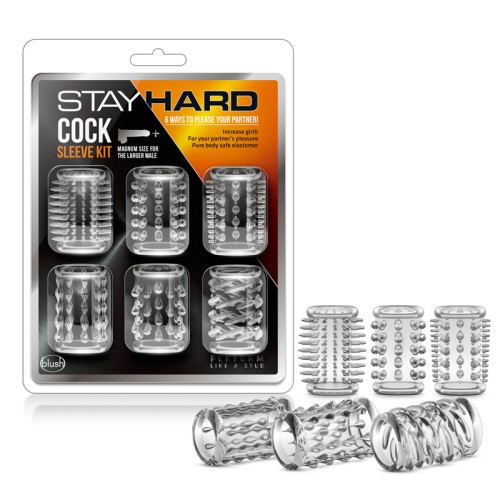 Stay Hard 6-Piece Cock Sleeve Kit