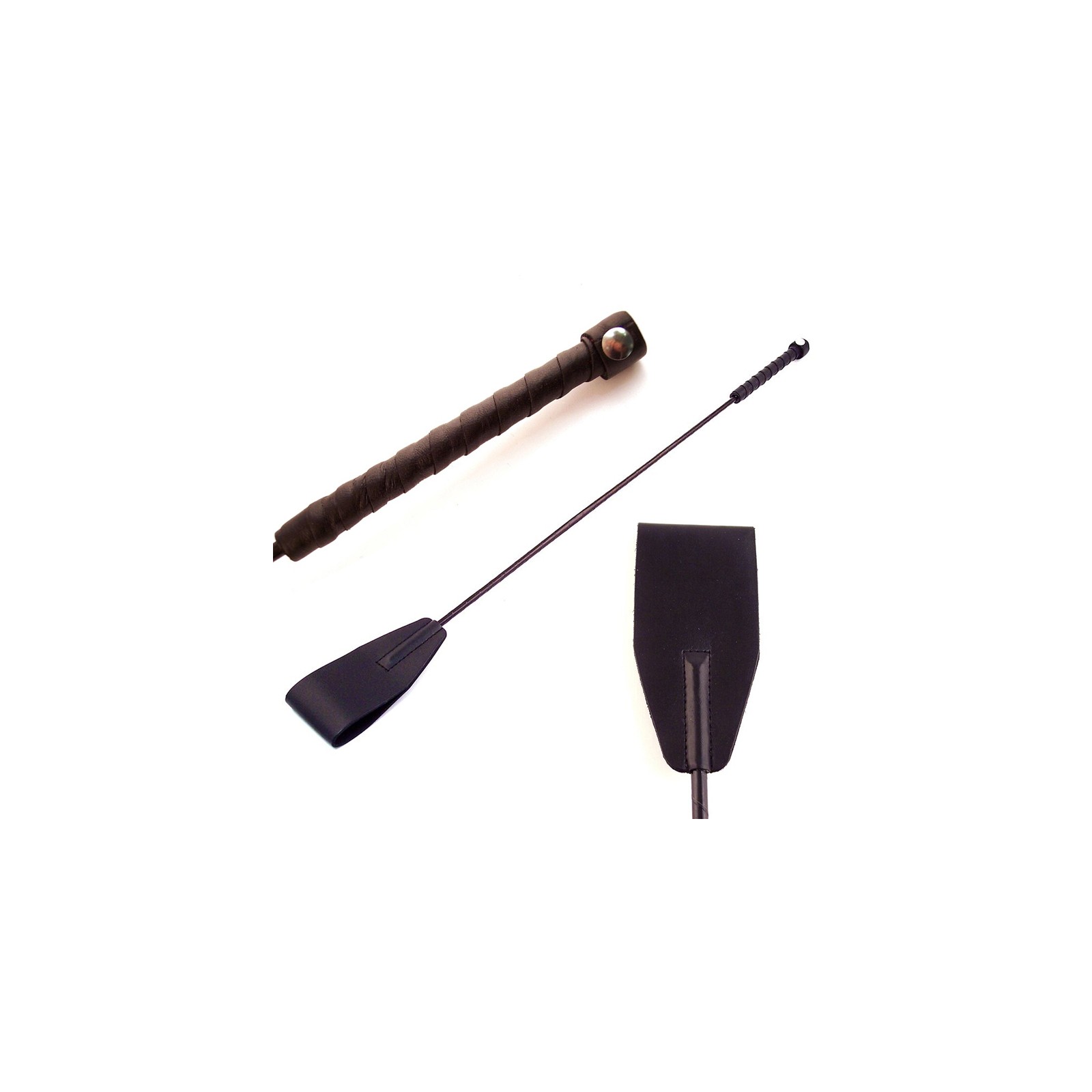 Rouge Riding Crop Black - Stylish Bondage