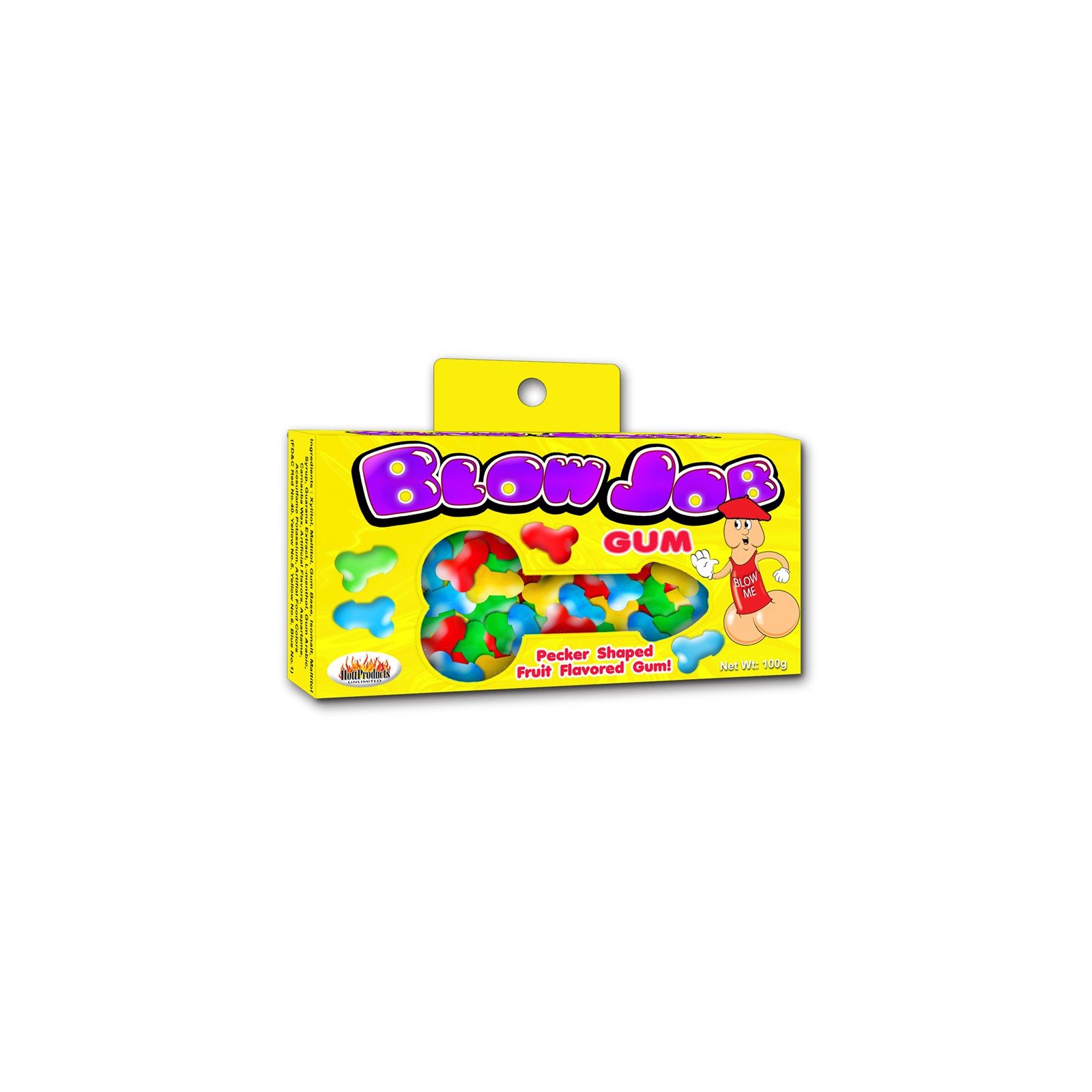 Pecker Shaped Bubble Gum - Fun Candy Treat