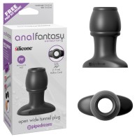 Pipedream Colección Fantasía Anal Plug Abierto Negro