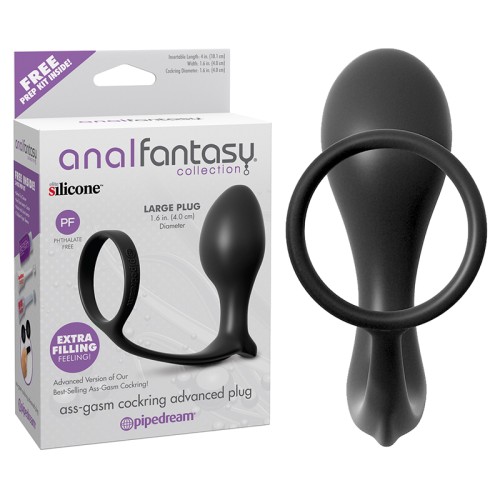 Silicone Ass-Gasm Cock Ring - Enhance Your Pleasure