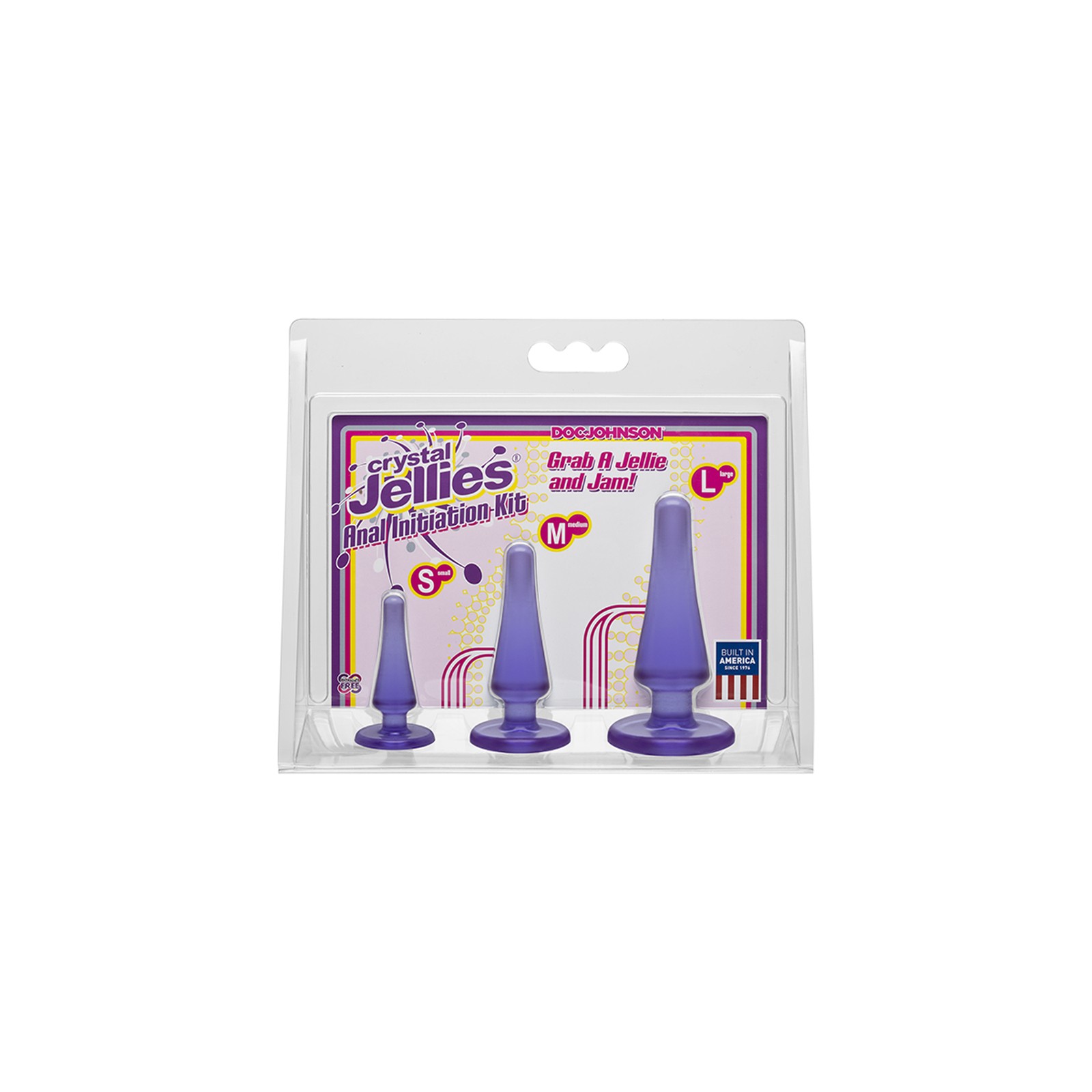 Crystal Jellies Anal Initiation Kit Purple