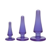 Crystal Jellies Anal Initiation Kit Purple