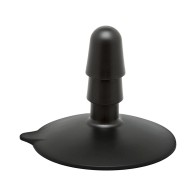 Vac-U-Lock Large Black Suction Cup Plug for Hands-Free Fun