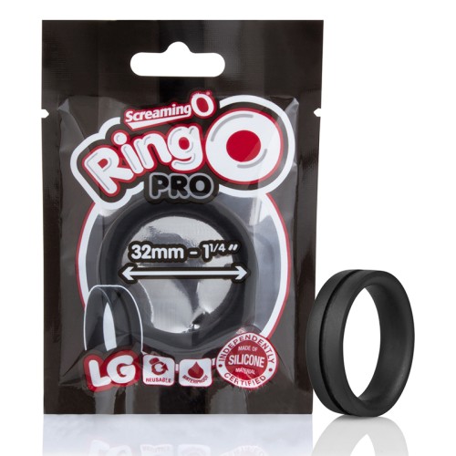 Screaming O Anillo Pro Grande Negro - Anillo Para Pene Premium