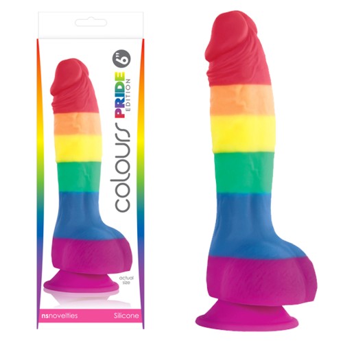 Pride Edition 6 Inch Dildo - Hands-Free Fun