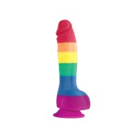 Dildo Edición Orgullo de 6 Pulgadas - Placer sin Manos