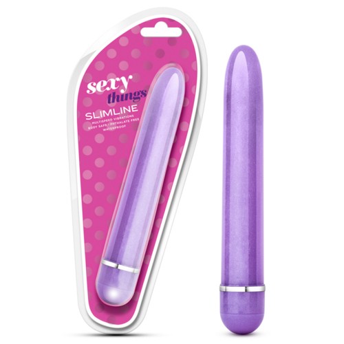 Slimline Purple Vibrator - Multi-Speed & Waterproof