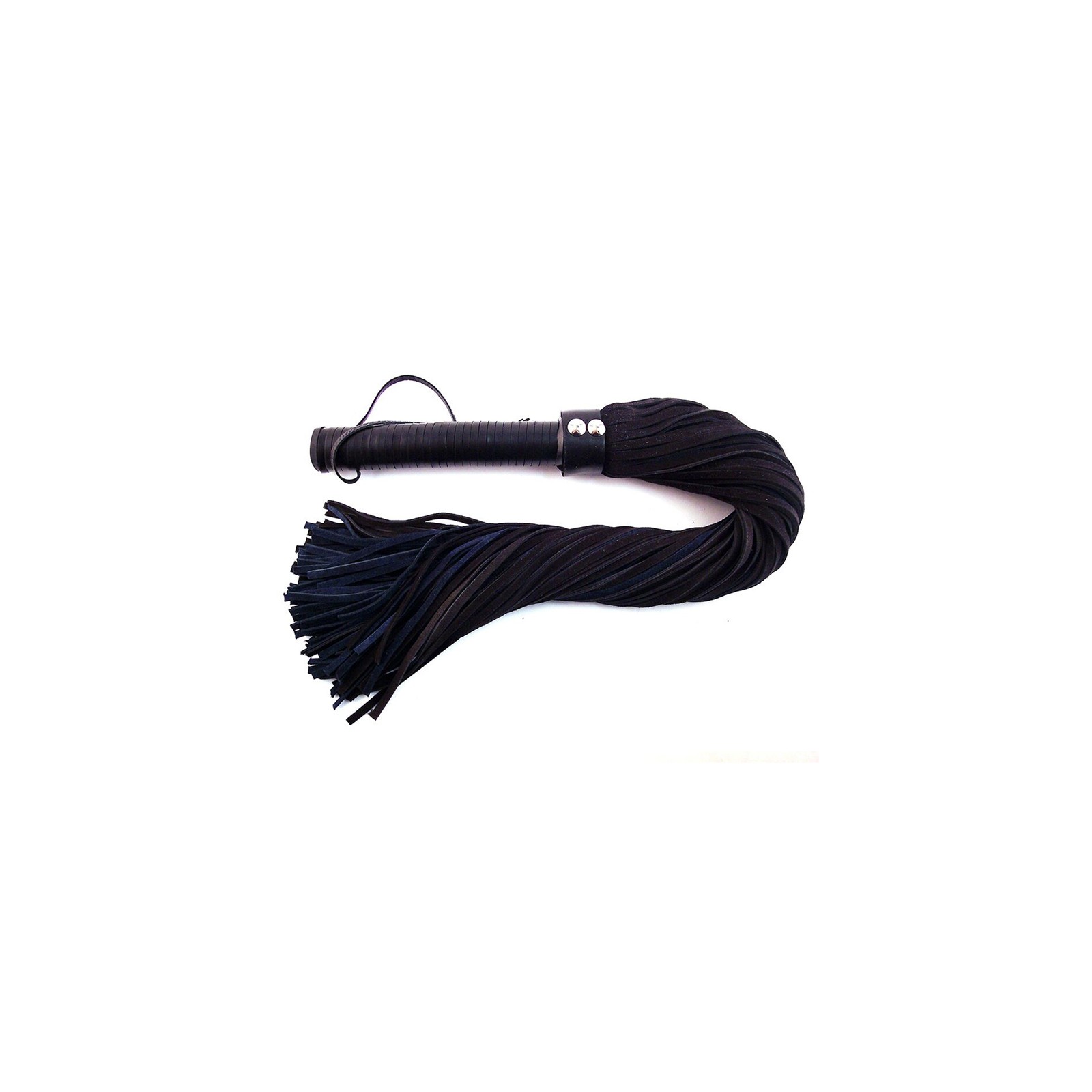 Rouge Flogger Suede with Leather Handle Black with Blue