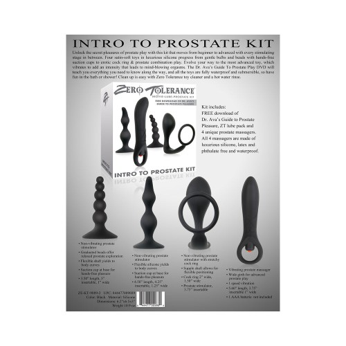 Zero Tolerance Intro To Prostate Kit 4-Piece Set