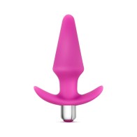 Luxe Discover Plug Anal Vibrante de Silicona Rosa