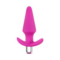 Luxe Discover Plug Anal Vibrante de Silicona Rosa