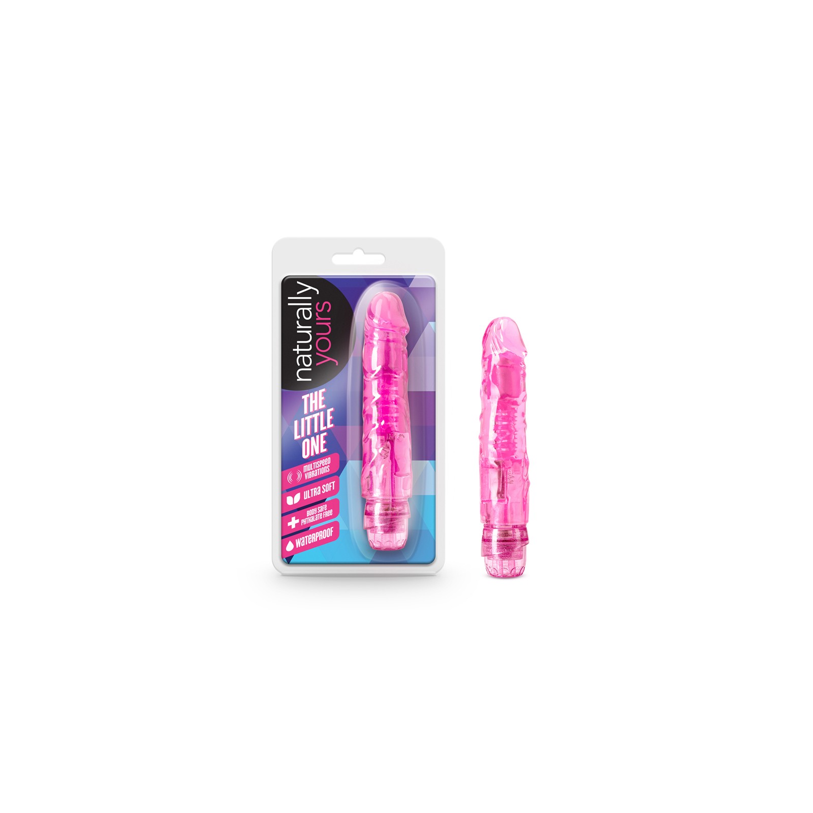 Naturally Yours The Little One Realistic Vibrating Dildo Pink