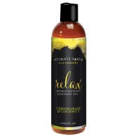 Intimate Earth Relax Aromatherapy Massage Oil for Sensual Massages