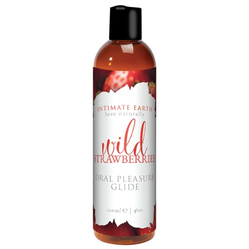 Intimate Earth Deslizamiento con Sabor a Fresas 120 ml